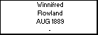 Winnifred Rowland