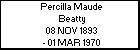 Percilla Maude Beatty