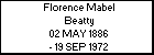 Florence Mabel Beatty