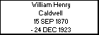 William Henry Caldwell