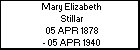 Mary Elizabeth Stillar