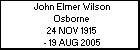 John Elmer Wilson Osborne
