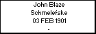 John Blaze Schmelefske