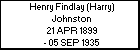 Henry Findlay (Harry) Johnston