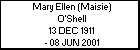 Mary Ellen (Maisie) O'Shell