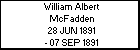 William Albert McFadden