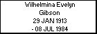 Wilhelmina Evelyn Gibson