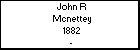 John R Mcnettey