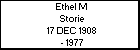 Ethel M Storie