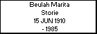 Beulah Marita Storie
