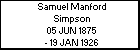 Samuel Manford Simpson