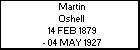 Martin Oshell