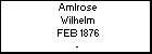 Amlrose Wilhelm