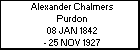 Alexander Chalmers Purdon