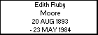 Edith Ruby Moore