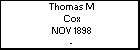 Thomas M Cox