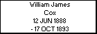 William James Cox