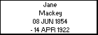 Jane Mackey