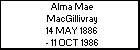 Alma Mae MacGillivray