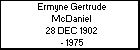 Ermyne Gertrude McDaniel