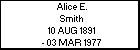 Alice E. Smith