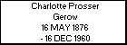 Charlotte Prosser Gerow
