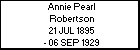 Annie Pearl Robertson