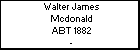 Walter James Mcdonald