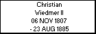 Christian Wiedmer II