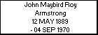 John Maybird Roy Armstrong