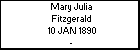 Mary Julia Fitzgerald