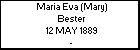 Maria Eva (Mary) Bester