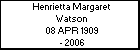 Henrietta Margaret Watson