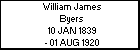 William James Byers
