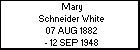 Mary Schneider White