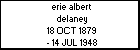 erie albert delaney