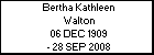 Bertha Kathleen Walton