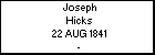 Joseph Hicks