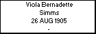 Viola Bernadette Simms