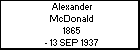 Alexander McDonald