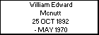 William Edward Mcnutt