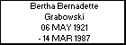 Bertha Bernadette Grabowski
