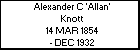 Alexander C 'Allan' Knott