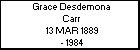 Grace Desdemona Carr