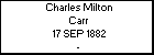 Charles Milton Carr