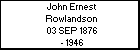John Ernest Rowlandson