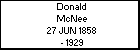 Donald McNee