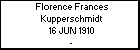 Florence Frances Kupperschmidt