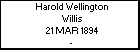 Harold Wellington Willis