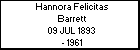 Hannora Felicitas Barrett